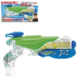 CRAZE Blaster-X Water Guns Large - Wasserpistole für Kinder 40cm, Wasserspritzpistole mit Farbtabletten Schussweite 10m, Wasser Kampf Spielzeug