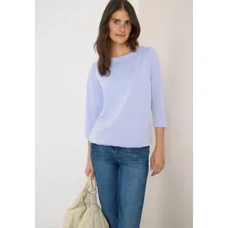 Cecil 3/4-Arm-Shirt mit Streifen Muster, blau