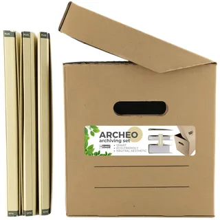 D.RECT Archivbox ARCHEO 250 x 340 x 260 mm 1-tlg. beige