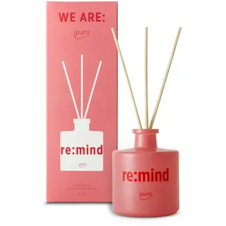 ipuro re:mind Raumduft - 100ml Raumerfrischer mit Aprikose, Neroli & Kokosnuss Duft - aus nachhaltigem Grapefruit-Upcycling - Diffuser mit Stäbchen - Lufterfrischer für die Wohnung & Schlafzimmer