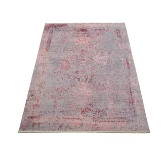 GALLERY M branded by Musterring AMICA Kurzflorteppich 80 x 150 cm Grau