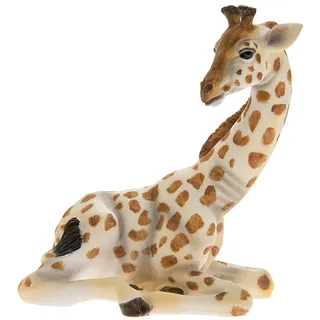 Lesser & Pavey Liegende Giraffe Figur für Zuhause & Büro | Außerhalb Afrikas sitzende Giraffe Ornamente | Heimdekoration Giraffe Geschenke für Damen & Herren | Wohnzimmer-Dekor afrikanische Ornamente