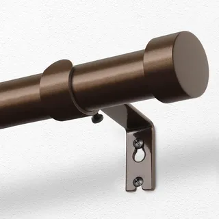 KAMANINA Gardinenstange Bronze 80-304 cm, Ø 25mm Vorhangstange Ausziehbar