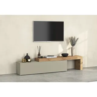 OTTO home Chronos TV-Board Lowboard 270 cm Braun Holzwerkstoff