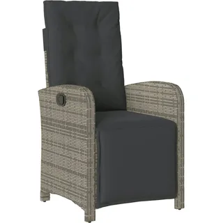 vidaXL Gartensessel 58 x 68 x 93 cm grau