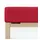Spannbettlaken Feinbiber 140 x 200 - 160 x 200 cm rot