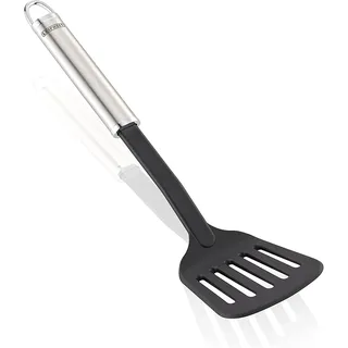Leifheit Pfannenwender NylonSterling-Serie aus Edelstahl und Nylon Silber