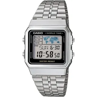 Casio Digital Edelstahl 34 mm A500WA1D