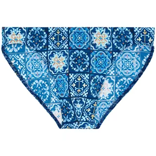 HOM Badeslip Swim Micro Briefs Blau/Weiß L