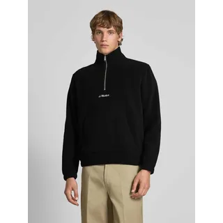 JACK & JONES Soho Halbreißverschluss-sweatshirt - Black - L