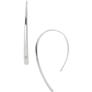 Fossil Ohrringe aus Edelstahl oder Halbedelstein mit Ohrhaken oder Drahtverschluss, Silber