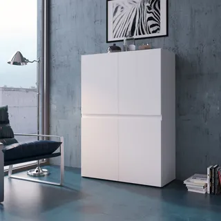 Home Affaire Highboard 89,9 x 129,4 x 40 cm Weiß