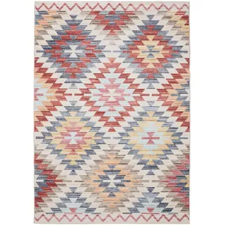 benuta Vintage-Teppich George waschbar 200x300 cm , Multicolor, Beige , Kunststoff , Vintage , Rechteckig , 200x300 cm , Oeko-Tex® Standard 100 , in verschiedenen Größen erhältlich, rutschfeste Unterfläche, waschbar , Teppiche und Böden, Teppiche, Vintageteppiche