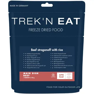 Trek'n Eat Reis Rindfleisch Stroganoff mit Reis 160 g