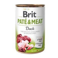 12x400g Rață Paté & Meat Brit Hrană umedă câini