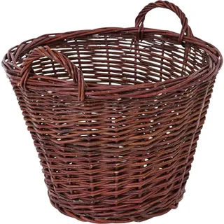 Weidenkorb Transportkorb Aufbewahrungskorb Dekokorb klassisch Ø 40 x 27 cm