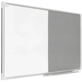 ALLboards Whiteboard-Pinnwand 120,0 x 90,0 cm Textil weiß