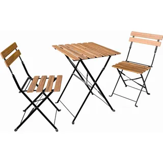 Balkon-Set Acari 3-teilig Stahl Akazie FSC®