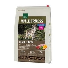 REAL NATURE WILDERNESS Maxi Adult Black Earth Rind mit Strauß & Büffel 4 kg