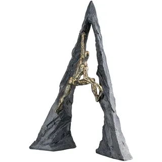Casablanca by Gilde Skulptur Casablanca BY GILDE "Skulptur Climber, bronzefarben, B:26cm H:36,5cm T:10cm, Polyresin (Kunststein), Dekofiguren, Skulptur