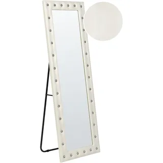 Beliani Standspiegel Ansouis 50 x 150 cm Weiß