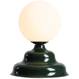 Tischleuchte Glas Metall Grün Büro Modern 21 cm G9 Nachttischlampe Schlafzimmer