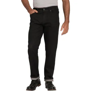 JP 1880 Herren Traveller-Jeans, Regular Fit, Seitlich Elastischer Bund, Bis Gr. 36/72 Hose, Schwarz, 58 Große Größen EU