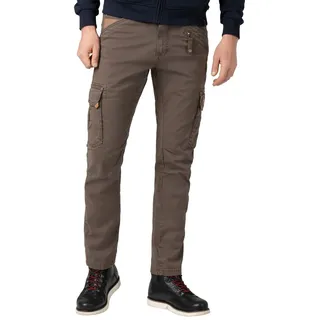 Timezone Herren Regular Rogertz Freizeithose, Earth Grey, 34W / 34L EU