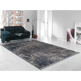 GALLERY M branded by Musterring Teppich »MODENA« rechteckig 8 mm Höhe Kurzflor, Wohnzimmer, Vintage, grau