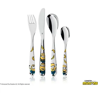 WMF Minions Kinderbesteck-Set, 4-tlg. (12.8607.6040)