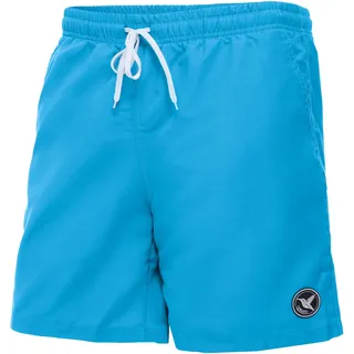 Ladeheid Badehose Herren, Bequeme Lange Badeshorts mit Breitem Gummibund, Kordelzug und Taschen, Schwimmhose Boardshorts – LA40-129 (HellBlau, XL)
