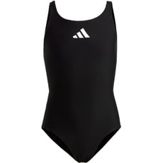 Bild Einteiliger Badeanzug mit Logo für Mädchen Solid Small, Black/White, 9-10 Jahre, D 140