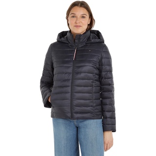 Tommy Hilfiger Damen Daunenjacke Padded Winter, Blau (Desert Sky), XXS