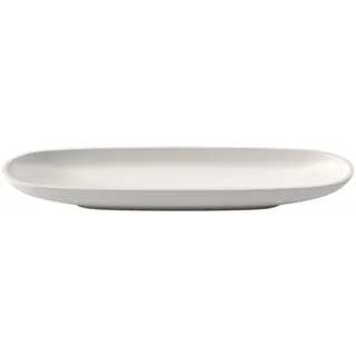 Villeroy & Boch Villeroy und Boch - Artesano Original Obstschale, Schale aus Premium Porzellan, Teil der Etagere, weiß, 55x17cm