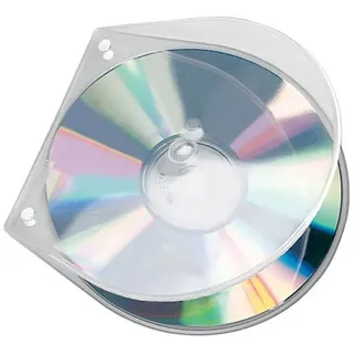 Veloflex 4365100 CD-Hüllen Velobox transparent,