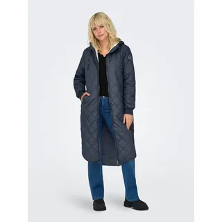 Only Steppmantel »ONLNEWSANDY QUILT COAT CC OTW«, blau