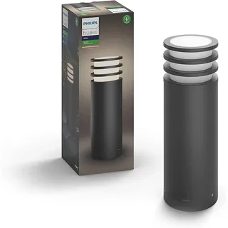 Philips Sockelleuchte Aluminium 40,0 cm E27 806 lm IP44 anthrazit