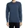 Herren Classic Cotton C-Neck Pullover Dark Jeansblue melange 3XL