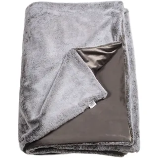 SCHÖNER WOHNEN-Kollektion Wohndecke »Cozy« aus weichem Kunstfell, Kuscheldecke, grau