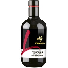 Le Terre di Colombo – 100 % Italienisches Natives Olivenöl extra, Monocultivar Leccino, 500 ml