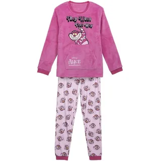 CERDÁ LIFE'S LITTLE MOMENTS Damen Disney Alicia Langer Korallenfarbener Fleece-Pyjama Pajama Set, Rosa, M EU