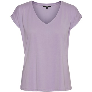 Vero Moda Damen T-Shirt VMFILLI Blau S