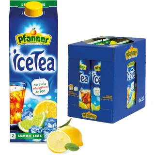 Pfanner Eistee Zitrone, Limette 6x 2,0 l