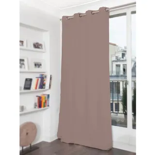 MOONDREAM Lärmschutzvorhang mit Wärmeschutz Pelicanbraun 260 cm x 145 cm