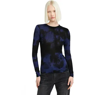 G-Star RAW Damen Vintage Wash Slim Top, Mehrfarben (ballpen Blue Vintage Denim wash D23871-C565-G271), M
