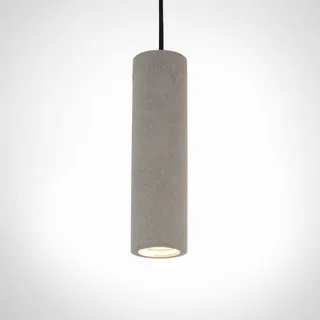 Pendelleuchte, GU10, Lampe Für Wohnzimmer Esszimmer Küche, Höhenverstellbar Farbe Beton-Stein-Grau - Grau