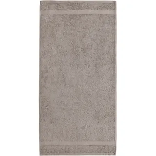 Handtuch DYCKHOFF "Planet", grau (taupe), B:50cm L:100cm, Walkfrottier, Obermaterial: 100% Baumwolle, Handtücher, Handtuch