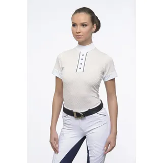 Cavalliera Turniershirt FATALITY champagne kurzarm, Größe:M - Beige