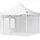 Faltpavillon 3 x 3 m inkl. 2 Seitenteile Weiß
