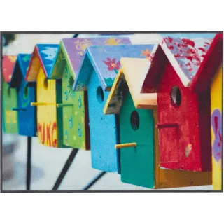 Andiamo Fußmatte »Modern« rechteckig 6,5 mm Höhe Schmutzfangmatte, bedruckt, diverse Motive, In- und Outdoor geeignet, bunt